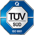 Siegel ISO 9001 des TÜV SÜD